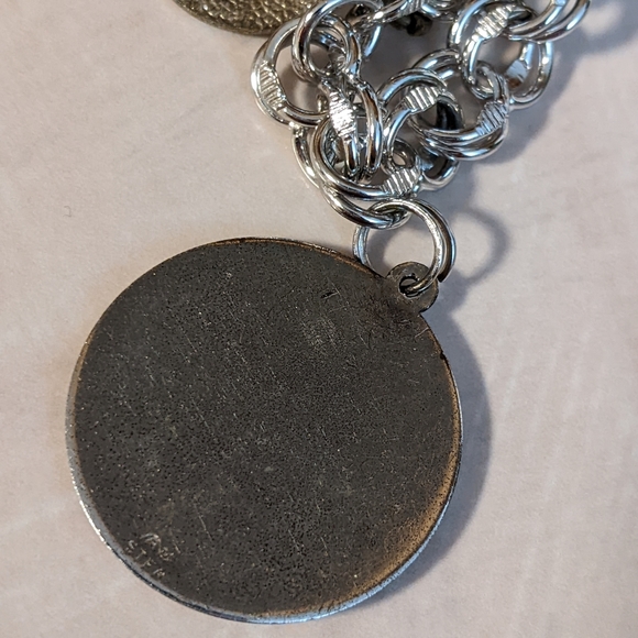 Vintage Sterling Silver Charm Bracelet - Picture 7 of 8